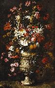 unknow artist Flowers in a Figured Vase china oil painting artist